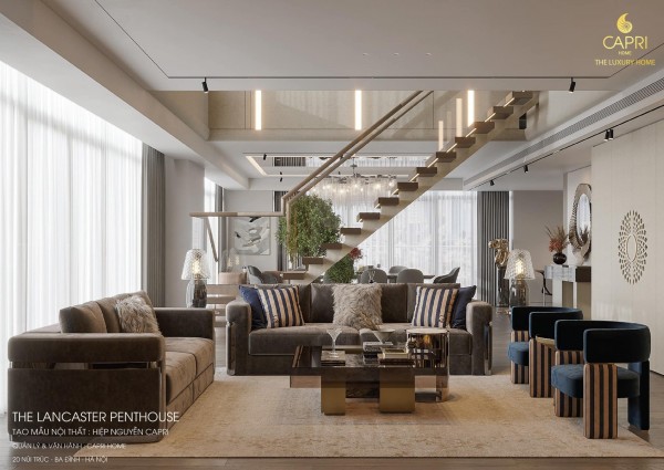  THE LANCASTER PENTHOUSE: KIẾN TẠO KHÔNG GIAN SỐNG THƯỢNG LƯU 
